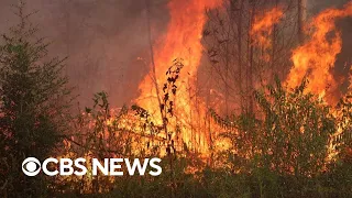 Wildfires threaten southwestern Louisiana amid intense heat