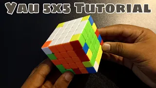 How to Solve a 5x5 Rubik's Cube with "Yau Method" (Hindi Urdu)