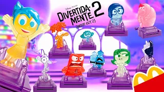 Nova Coleção Divertida Mente 2 Todos os Bonecos MCLanche Feliz Mc Donalds Maio 2024 Inside Out 2