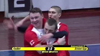 Огляд матчу | FavBet 2 : 5 Атлант Буд | 22.01.2022 |  Parimatch Друга Ліга Futsal