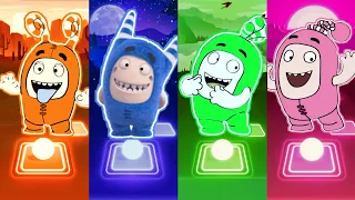 Oddbods Zee vs Oddbods Slick vs Oddbods Jeff vs Oddbods Pogo | Tiles Hop EDM Rush