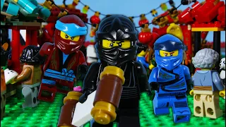 LEGO Ninjago Market Robbery STOP MOTION LEGO Ninja Steals Scroll | LEGO Ninjago | Billy Bricks