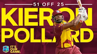 Pollard POWERS 25-Ball Fifty against South Africa Including 5 SIXES! | West Indies Cricket