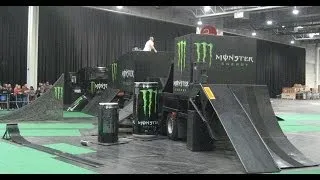 Monster Energy Stunt Show auf der Motorradmesse Dortmund 2014 Monster Trial Show