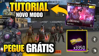 NOVO MODO LEI DO FRIFAS! COMO PEGAR AS NOVAS RECOMPENSAS GRÁTIS TOKEN DINHEIRO! NOVIDADES FREE FIRE