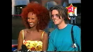 David Bowie - INTERVIEW + IMAN + INTRODUCING LAURYN HILL - MTV Week In Rock 17 September 1999