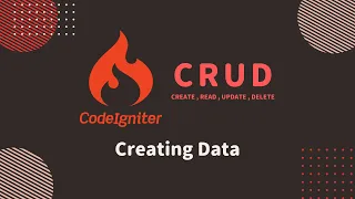 Latest CodeIgniter 4 CRUD tutorial 2022 - #4 Creating Data