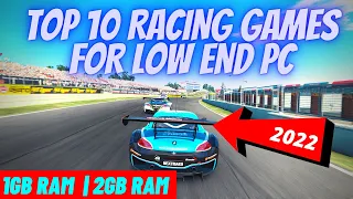 🔥TOP 10 Racing Games For 1GB|2GB RAM(64,128,256MB VRAM)2022