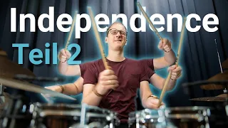 Schlagzeug Independence – Unabhängigkeitsübungen für Anfänger Teil 2 - Dein erstes Schlagzeugsolo?