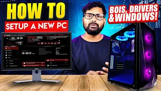 What to do after Building a Gaming Pc | BIOS, Drivers and Windows Installation