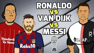 🏆MESSI vs RONALDO vs VAN DIJK!🏆 The Best Awards: Football Challenges