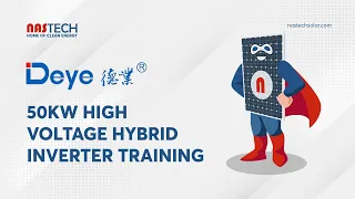 DEYE 50KW High Voltage Hybrid Inverter Training