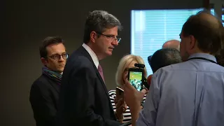 François Delattre (France) on the Palestinian question - Media Stakeout (18 October 2017)