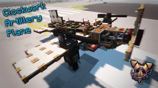 Clockwork Artillery Plane | Valkyrien Skies 2 | Create Mod | Minecraft