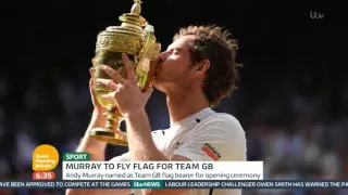 Andy Murray To Be Team GB's Flagbearer At Rio 2016 | Good Morning Britain