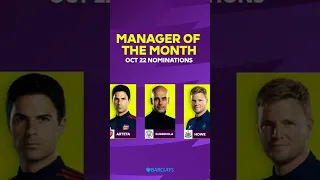 The nominees for the Premier League Manager of the Month award for October ✨#premierleague