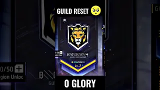 Old Guild Reset 🥺 0 Glory | New Guild Update - Good Bye Old Guild #krgamerjod