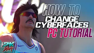 How to change Cyber Face   NBA 2K23 PC