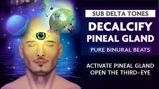 Decalcify Pineal Gland: DELTA Binaural Beats Meditation (No Music) | Third Eye Opening | 936 Hz