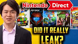 Nintendo Direct Has Apparently Leaked! Or did it really?
