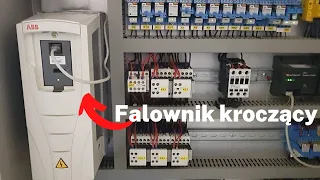 FALOWNIK KROCZĄCY PO POMPACH - AUTOMATYKA - ROZDZIELNICA HYDROFORNI - praca elektryka na wodociągach