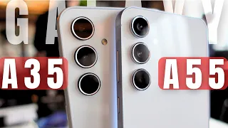 Samsung Galaxy A35 vs. A55: Which one to get ⁉️