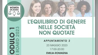 [WOB 2023] L’equilibrio di genere nelle società non quotate – Appuntamento 2