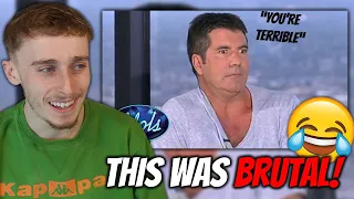 Reacting to The Best of Simon Cowell Against Mental People