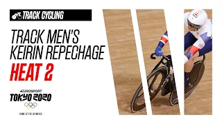 TRACK CYCLING | Men's Track Keirin Repechage Heat 2 - Highlights | Olympic Games - Tokyo 2020