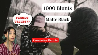 Counselor Intern Reacts To Matte Black & 1000 Blunts By $uicideboy$ | $boys Reaction Video