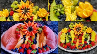 Healthy Fruit Platter | CATERING STYLE | Fruit Tray to Impress [PARTY FAVORITE in 10 MINUTES!]