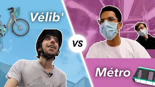 Peut-on battre le métro en vélib ? (ft. @LeFerrovipathe )