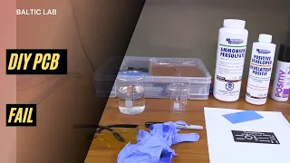 Fail: Making PCBs (Photoresist Method) at Home