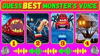 Guess Monster Voice Train Eater, Spider Thomas, McQueen Eater, Spider House Head Coffin Dance