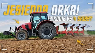 🔥122 KONIE VS PŁUG 4 SKIBOWY?!🔥Jesienna Orka Zetorem!🔥POMPA🔥Zetor Forterra 125 & Akpil KM80🔥