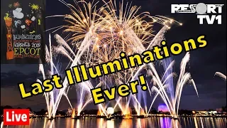 🔴Live: The LAST Illuminations: Reflections of Earth Show Ever! Walt Disney World Live Stream