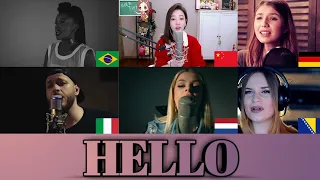 Quem Cantou Melhor? Cover Hello (Bósnia e Herzegovina,Brasil,Alemanha,Países Baixos,China,Itália)