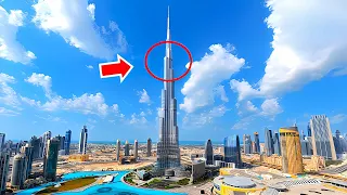 Burj Khalifa Full Tour : World's Tallest Tower in Dubai / View from the Top Floor & VIP Lounge（4K）