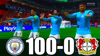 FIFA 23 | RONALDO, MESSI, MBAPPE, NEYMAR, ALL STARS | MANCHESTER CITY 100 - 0 LEVERKUSEN | UCL FINAL