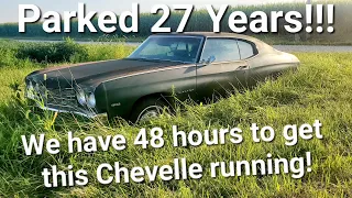 Will it run? Road trip to Illinois to rescue a 1970 Chevelle sitting for 27 years!