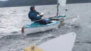 A Sailing Canoe Fast Reaching