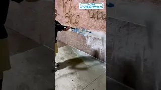Bare Brick Stone & Masonry Graffiti Remover at Work! With Pure Power Wash in Washington