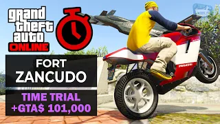 GTA Online Time Trial - Fort Zancudo (Under Par Time)