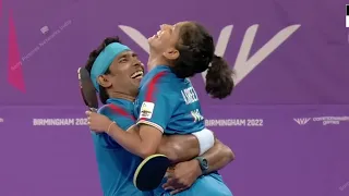 Sharath kamal & sreeja akula into the final  _ Gold medal _ Commonwealth games 2022 #commonwealth