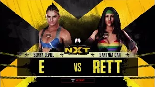 WWE 2K18: Sonya Deville Vs Santana Garrett