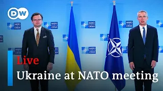 Watch live: Ukrainian FM Kuleba press conference after meeting with NATO ministerial counterparts