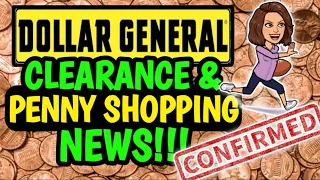 ⚠️MUST WATCH⚠️DOLLAR GENERAL CLEARANCE & PENNY SHOPPING NEWS⚠️REGISTER UPDATE⚠️PENNY LIST UPDATE⚠️