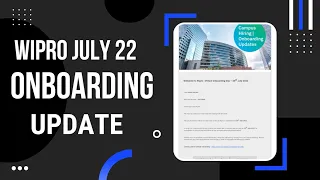 Wipro Onboarding Update | Wipro Joining Update | Wipro Interview Result Update