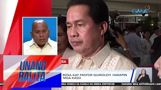 Payo ni Sen. Dela Rosa kay Pastor Quiboloy – Harapin na sa korte ang mga kaso | UB