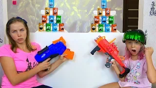 КТО Нам УСТРОИЛ NERF ЧЕЛЛЕНДЖ? Или ПАПА ВСЕХ РАЗЫГРАЛ! Скетч от Family Box